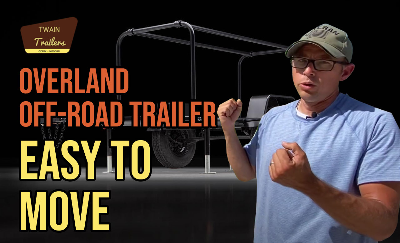 overland off-road trailer easy to move