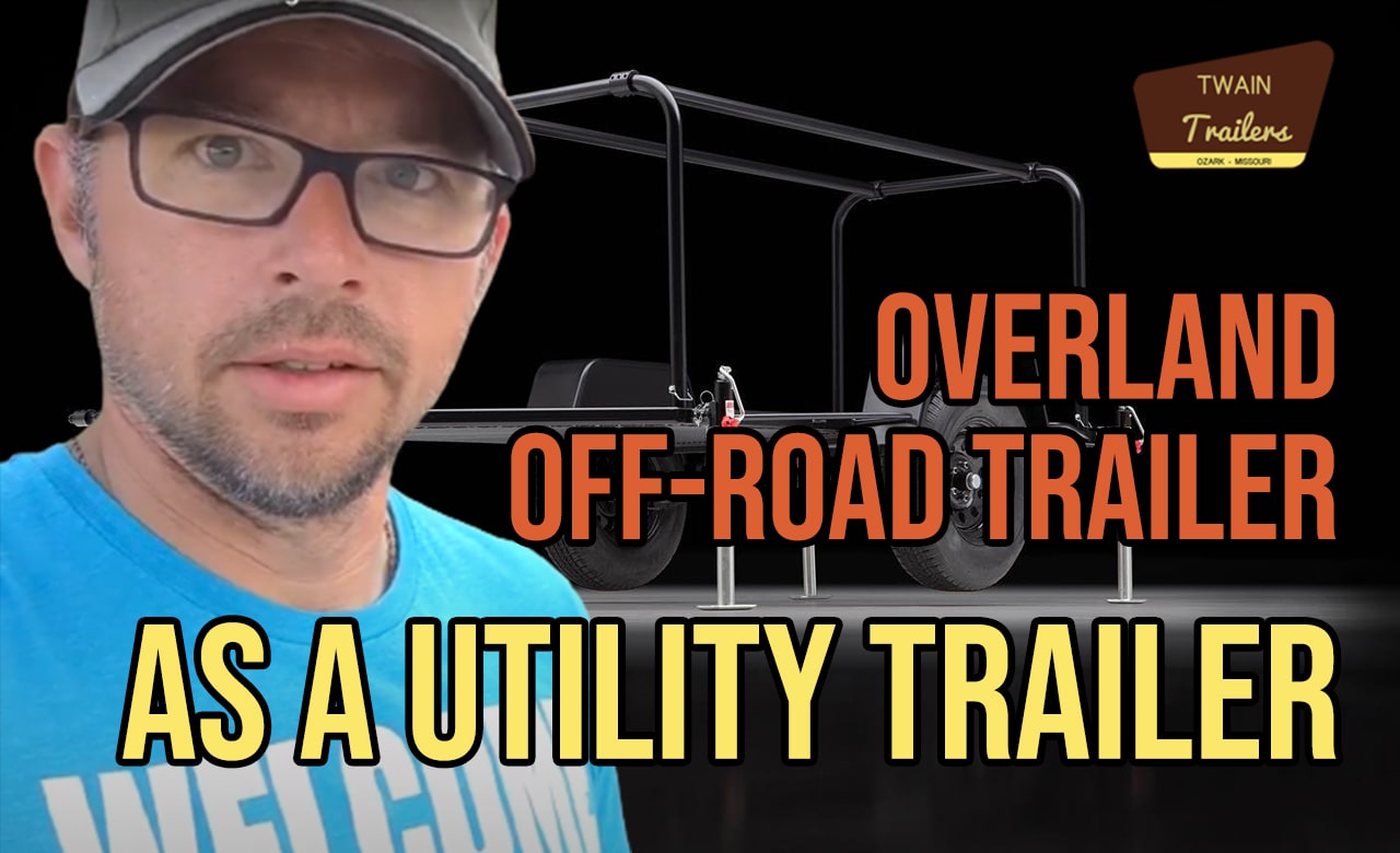 overland off-road trailer as a utility-trailer